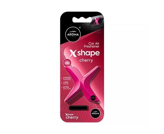 არომატიზატორი Aroma Car Xshape Polymer Cherry 8 გრ