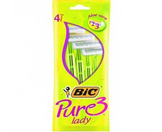 Disposable shaver Bic Pure Lady 4 pcs