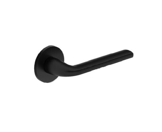 Door handle rossete Metal-Bud Bella R Slim ZBEOSCZ with protective lid SZOSLCZY black