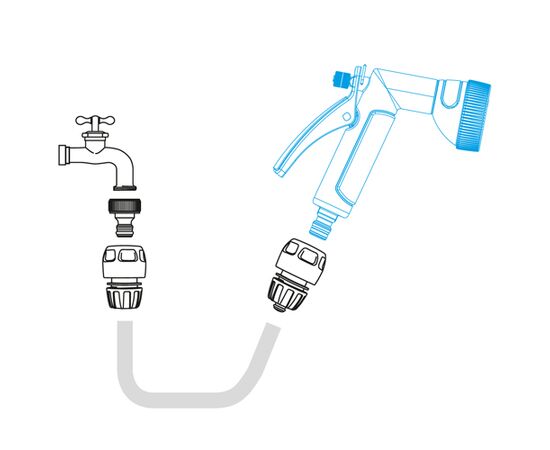 Watering gun with 8 modes GF GF80006923