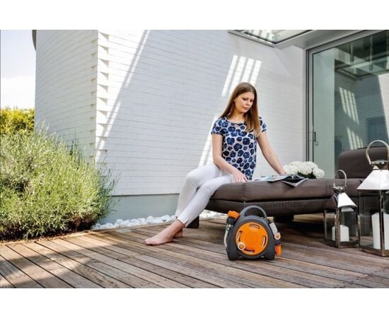 Mini reel with hose and accessories GF Aquabag Maxi GF80005606 11.5 m orange