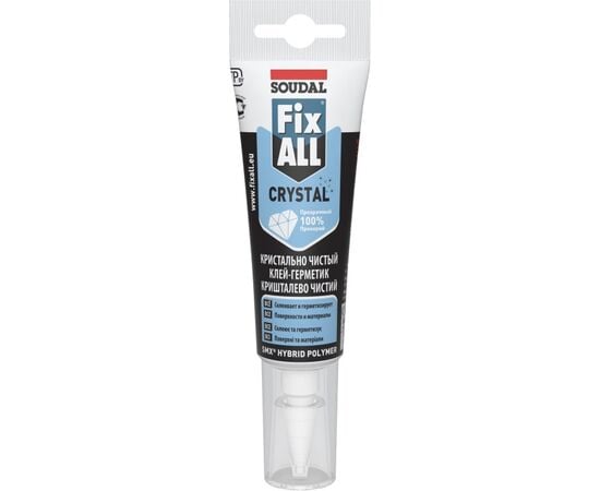 Glue-sealant Soudal Fix All Crystal 125 ml