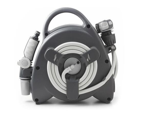 Reel with hose and accessories GF Aquabag Maxi GF80295608 16.5 m gray