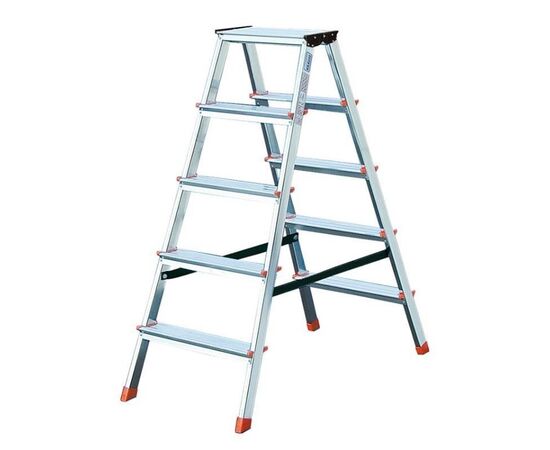 Aluminium ladder Krause Dopplo 120410 2x5 105 cm