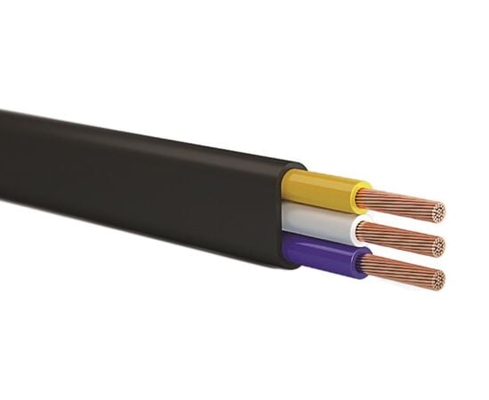 კაბელი SAKCABLE H05VVH2-F 3x1.5 10 მ.