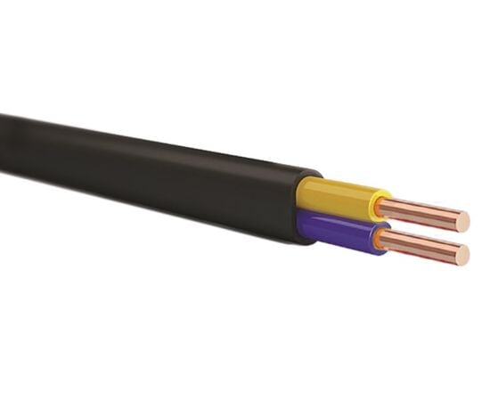 კაბელი SAKCABLE H05VVH2-U 2x1.5 50 მ.