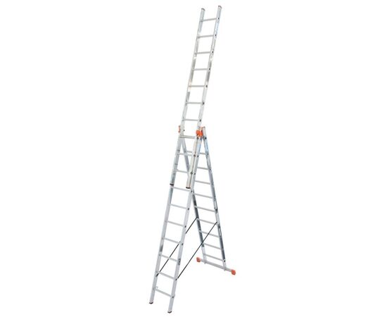 Aluminum ladder Krause Tribilo 129680 665 cm