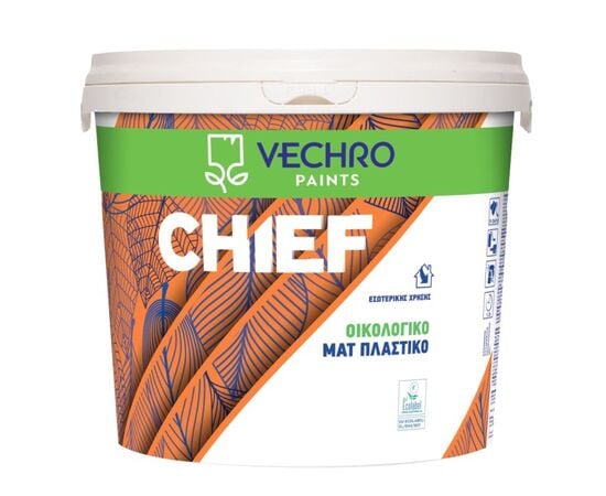 Краска водоэмульсионная Vechro CHIEF PLASTIC ECO 0.750 л