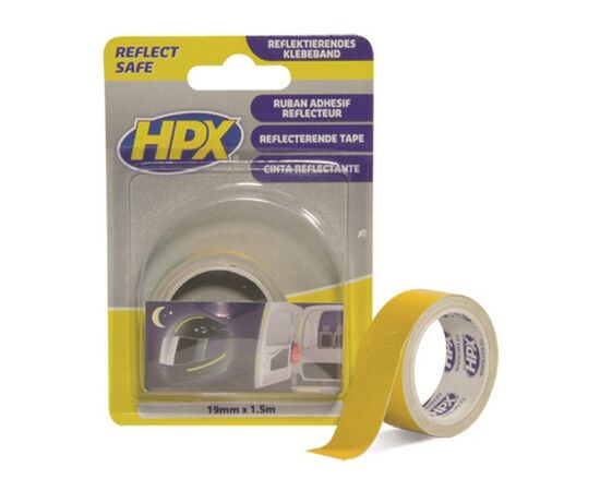 Reflective tape yellow HPX ZC11S 1.5Mx19MM