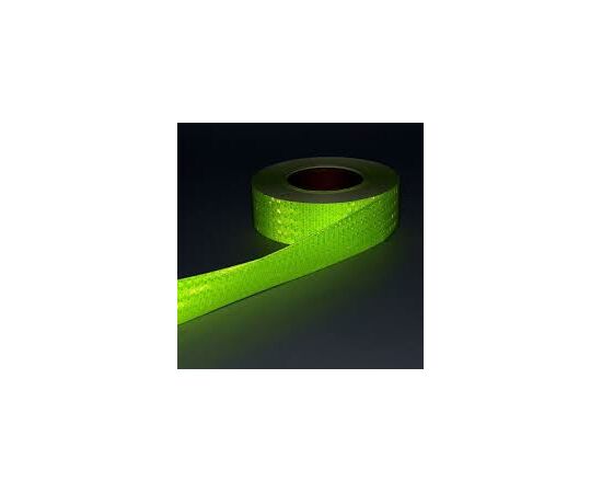 Adhesive tape reflective green, with phosphor Boss Tape 35mmx1.5m