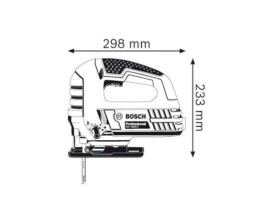 Лобзик Bosch GST 8000 E Professional 710W (060158H000)