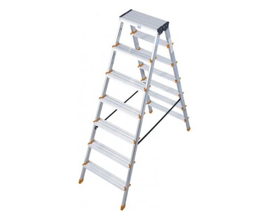 Aluminum ladder Krause 120434 Dopplo 2x7 130 cm