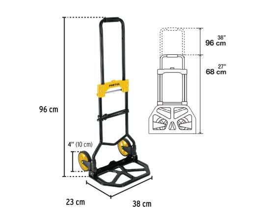 Folding trolley Pretul DIA-60P 60 kg