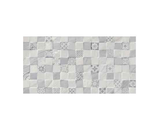 Tile Halcon Ceramicas Quina Gris Kubic Brilo 30x60 cm.