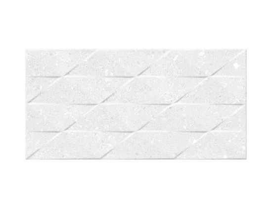 Tile Super Ceramica RELIEVE TECNO ONE WHITE RVTO 30X60cm