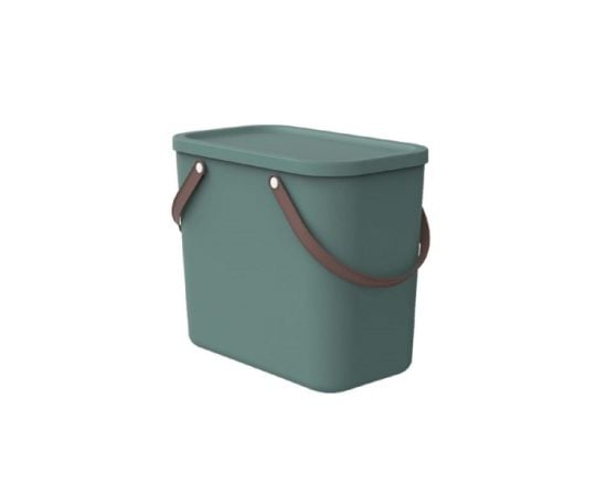 Storage box Rotho 25 l ALBULA Mistletoe green