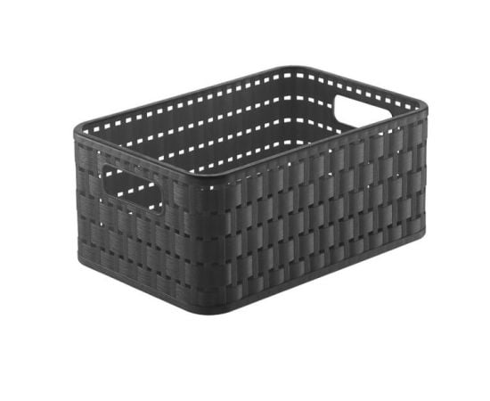 Storage basket Rotho 4L COUNTRY A6+ anthracite