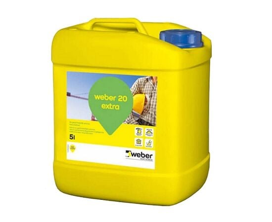 Additive for concrete Weber 20 Extra 5 l