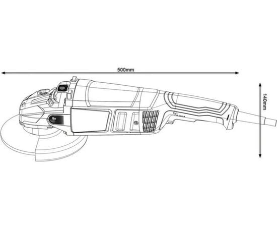 Угловая шлифмашина Bosch GWS2200 2200W