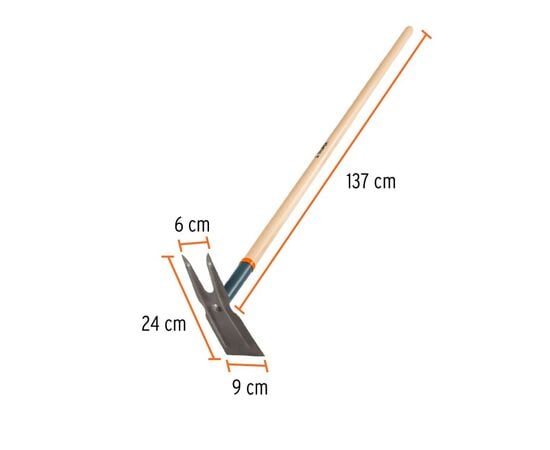 Ripper hoe Truper A2C 137 cm