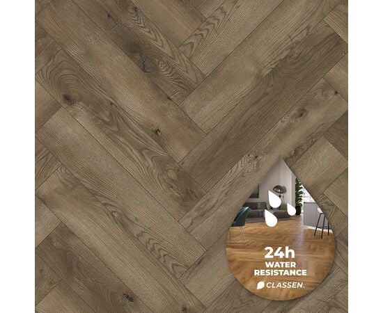 Laminate Classen Ville HB Burriana Oak AC4/32 643x131x8 4V