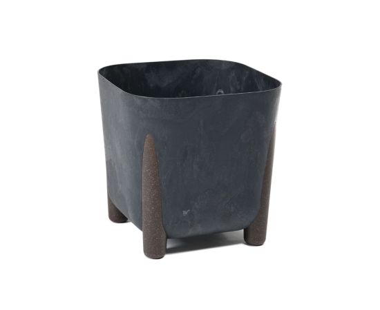 Flower pot black Lamela FRIDA ECO 11 l