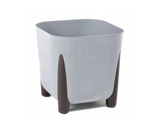 Flower pot grey Lamela FRIDA ECO 11 l