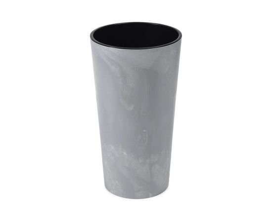 Flower pot grey Lamela LILIA ECO 9,5 l