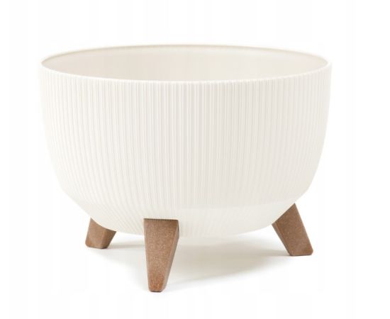 Flower pot Lamela Bowl ROMA 400 jumper 21l cream