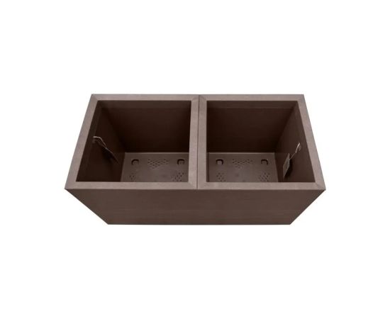 Flower pot LAMELA KARO ECO wood board 78x39x39,4 cm