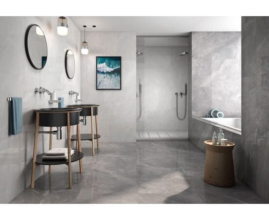 Porcelain tile Geotiles Dagma Gris 608x608 mm