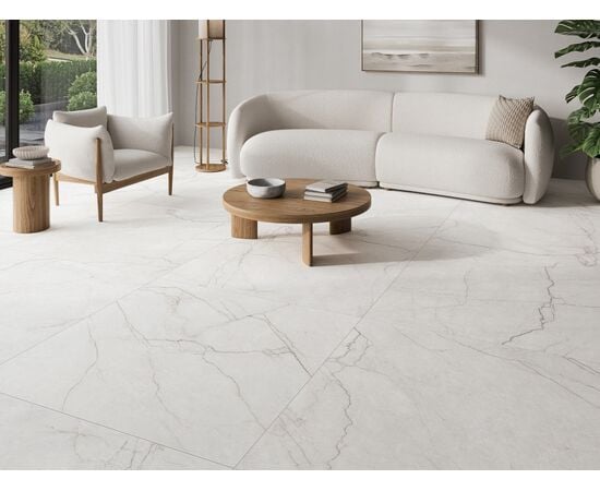 Porcelain tiles CLASS BIANCO PRC 90X90 SL RC STD