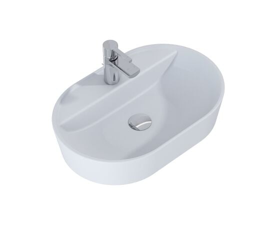 Wash basin countertop Elita Babette 145104 Antracit Matt 62x41