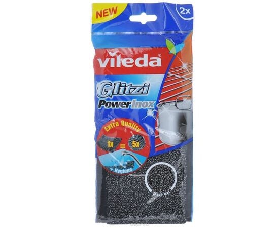 ქვაბების სახეხი VILEDA "Inox Power" 2 ც.