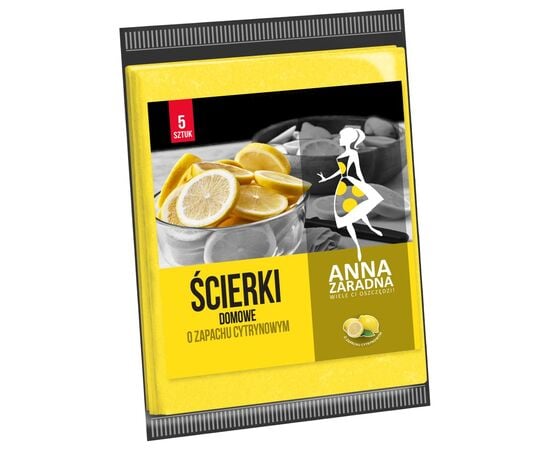 Household piece with lemon scent Anna Zaradna 5 pcs