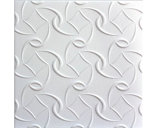 Ceiling plate Solid С2053 white 8 pcs