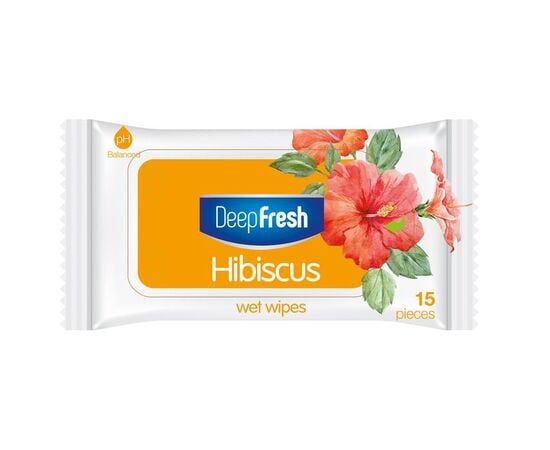 Влажные салфетки Deep Fresh гибискус 15 шт