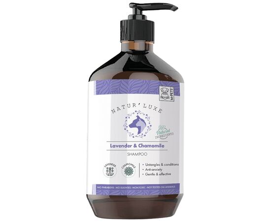 Dog and cat shampoo M-Pets NATUR'LUXE lavender and chamomile 500ml