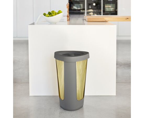 Trash can Rotho 50L FABU anthracite