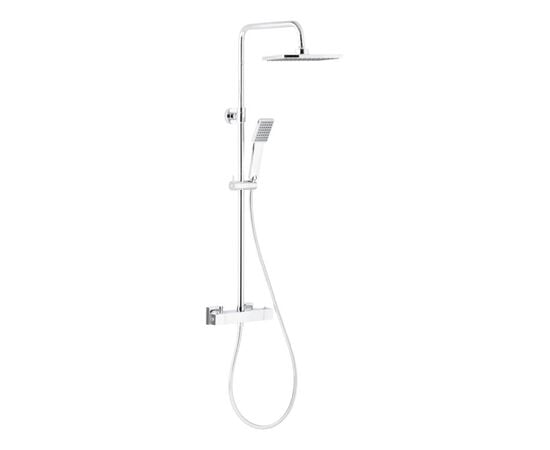 Shower system with thermostat KFA Logon chrome