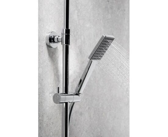 Shower system with thermostat KFA Logon chrome