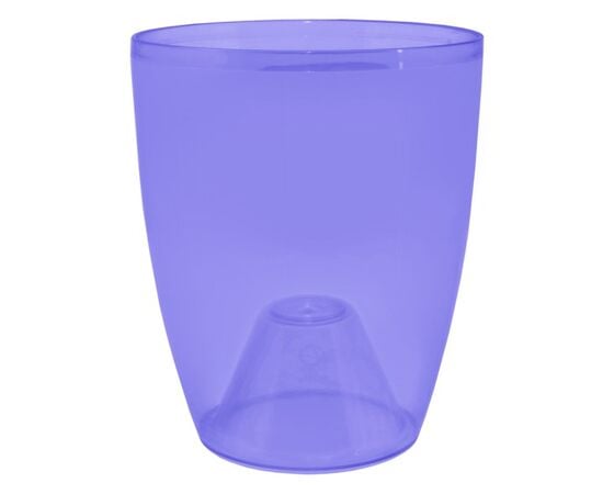 Transparent plastic pot Aleana Orqidea 12x14 purple