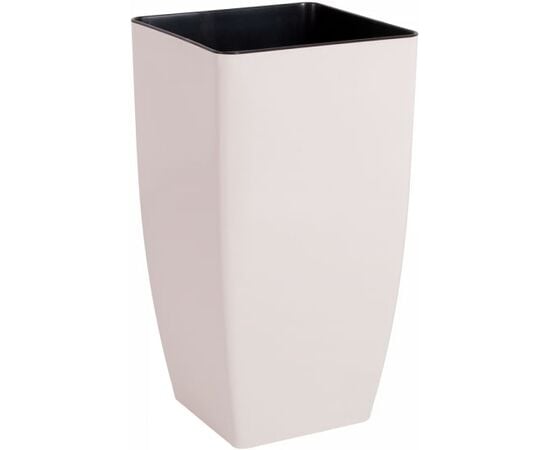 Pot plastic Aleana Kvadro white rose