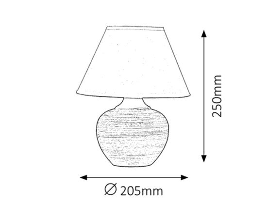 Table lamp Rabalux Molly 4391 E14 1X MAX 40W