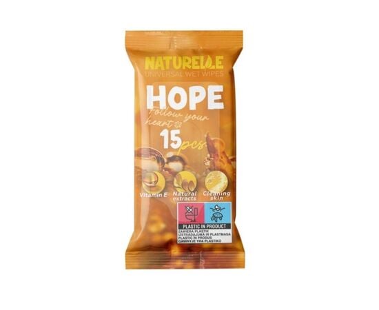 Влажные салфетки Naturelle Hope 15шт