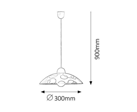 Подвес Rabalux Ada 1844 E27 1X MAX 60W