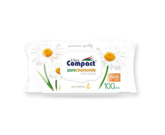 Wet wipes Ultra Compact chamomile 100 pc