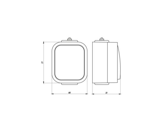 Розетка Abex IP54 B2 1 с заземлением