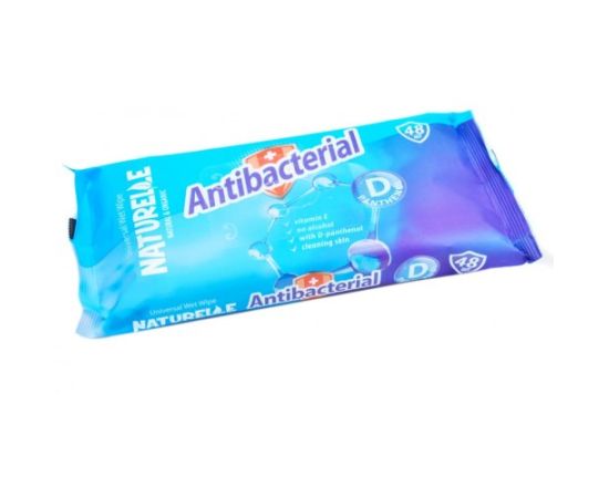 Wet wipes Naturelle Antibakterial with D-panthenol 48 pc