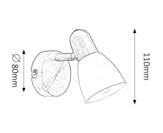 Spot lamp Rabalux Soma 6306 E14 1x MAX 40W